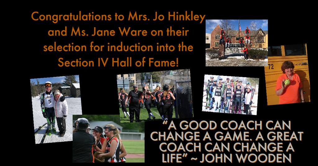 Congratulations Mrs. Hinkley and Ms. Ware